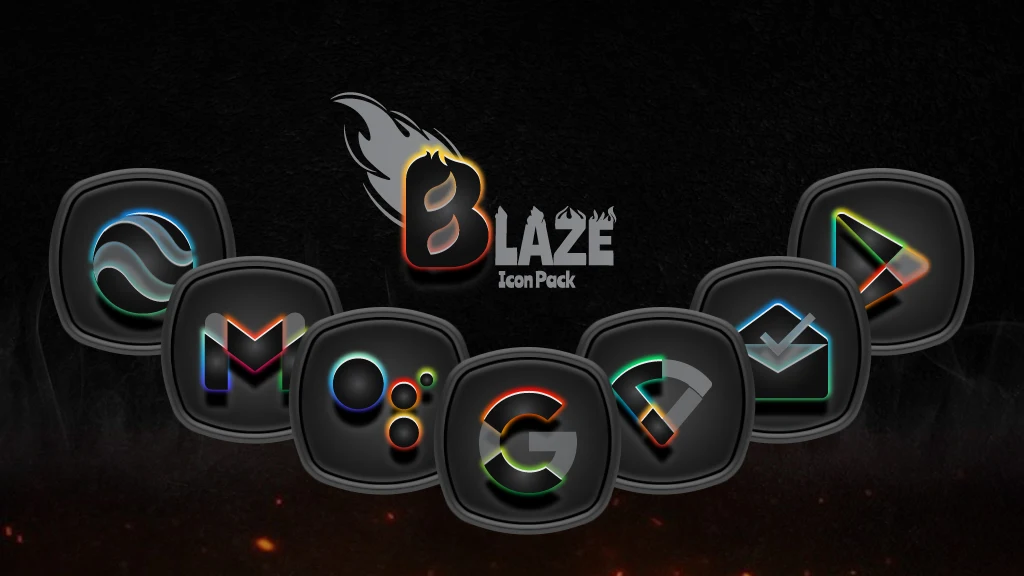 Blaze dark icon pack patched