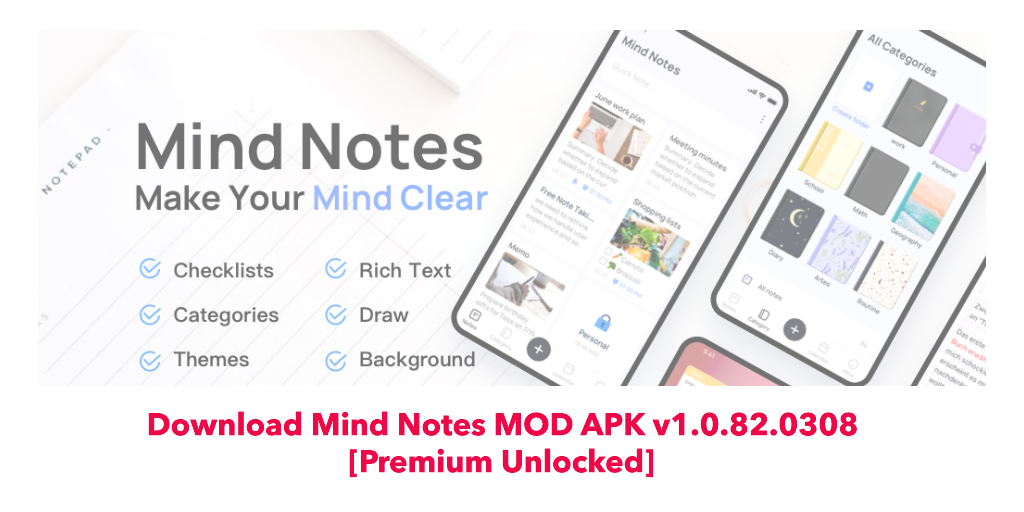 download mind notes mod apk vip unlocked